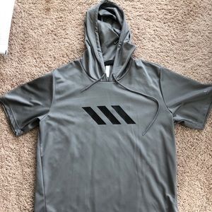 Adidas short sleeve hoody